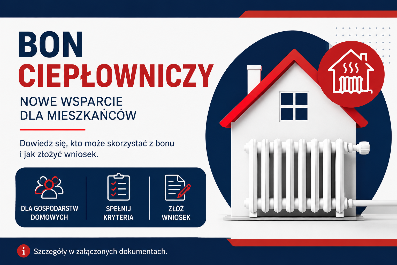 Bon ciepłowniczy – nowe świadczenie dla mieszkańców